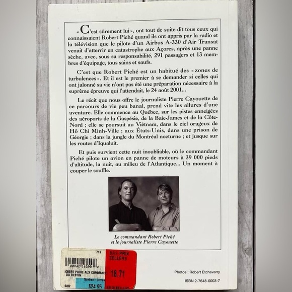 ROBERT PICHÉ,
aux commandes du destin - Picture 2 of 7